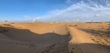 Ausläufer der Wüste Gobi in der Provinz Innere Mongolei (Foto: A. Fürnberg)